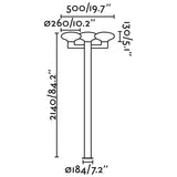 Faro 74436F3-03 - Dibujo técnico