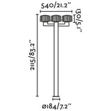 Faro 74436F3-04 - Dibujo técnico