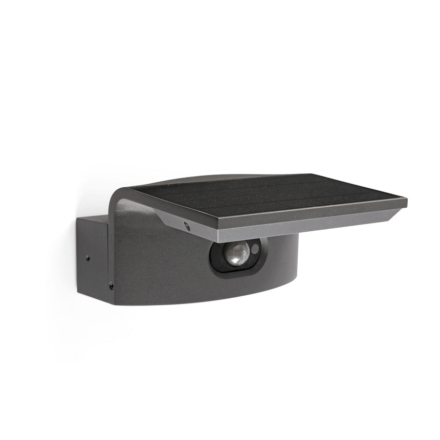 Aplique de exterior Faro Luma LED gris oscuro 3000K IP65 120° 74456