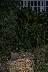 Baliza de exterior sobremuro Faro Luma 30cm LED gris oscuro 3000K IP65 120° 74457