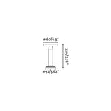 Baliza de exterior Faro Cairo 22cm LED arena 2700K IP44 74501 - imagen 3