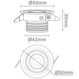Mantra Neptuno Empotrable LED 3W 3000K blanco 7451