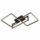 Mantra Mural Black Plafón LED dimable negro 7463