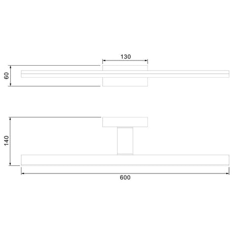 Mantra Morne Aplique LED 16W 4000K IP44 blanco 7480