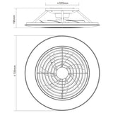 Mantra Alisio XL Plafón LED Ventilador blanco 7490