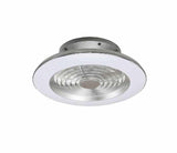 Mantra Alisio Mini Plafón LED 70W Ventilador 30W gris 7494