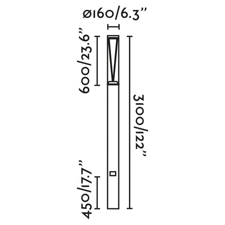Faro 750221D - Dibujo técnico