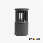 Sobremuro de exterior Faro Screen 25cm LED gris oscuro 2700K IP65 CASAMBI regulable 751000C