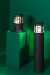 Sobremuro de exterior Faro Screen 25cm LED gris oscuro 2700K IP65 180° 751002