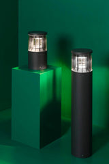 Sobremuro de exterior Faro Screen 25cm LED gris oscuro 3000K IP65 DALI regulable wide 751011D