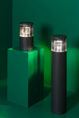 Sobremuro de exterior Faro Screen 25cm LED gris oscuro 3000K IP65 360° wide 751011