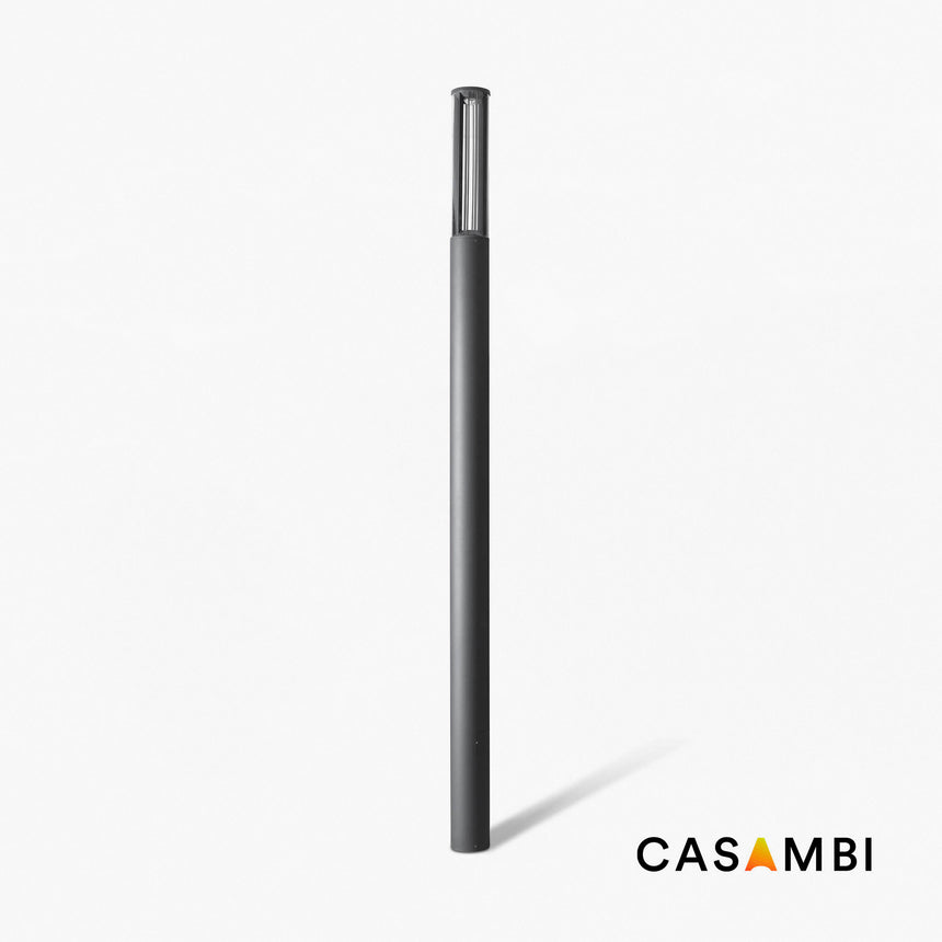 Farola de exterior Faro Screen 310cm LED gris oscuro 3000K IP65 360° CASAMBI regulable 751210C