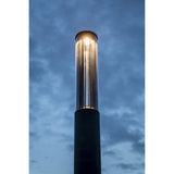 Farola de exterior Faro Screen 310cm LED gris oscuro 4000K IP65 180° CASAMBI regulable 751222C