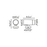 Proyector de exterior Faro Puk LED negro 2700K IP65 40° 24V 36 75300-223 - imagen 3