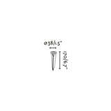 Estaca/Pincho de exterior Faro Puk negro 36 75300S
