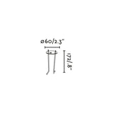 Lámpara de exterior Faro Puk inoxidable satinado 75302F