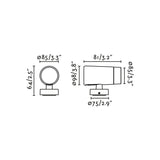 Proyector de exterior Faro Puk LED negro 3000K IP65 50° 85 75303-233 - vista alternativa