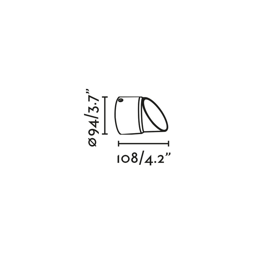 Lámpara de exterior Faro Puk negro 85 75303V