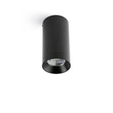 Plafón de exterior Faro Puk LED negro 2700K IP65 15° 58 75304-221