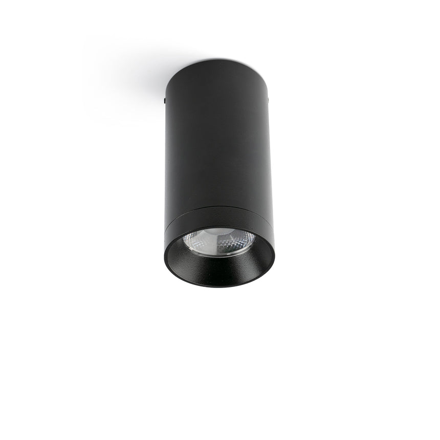 Plafón de exterior Faro Puk LED negro 2700K IP65 15° 58 75304-221