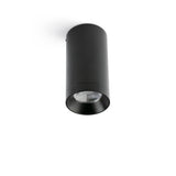 Plafón de exterior Faro Puk LED negro 2700K IP65 30° 58 75304-222