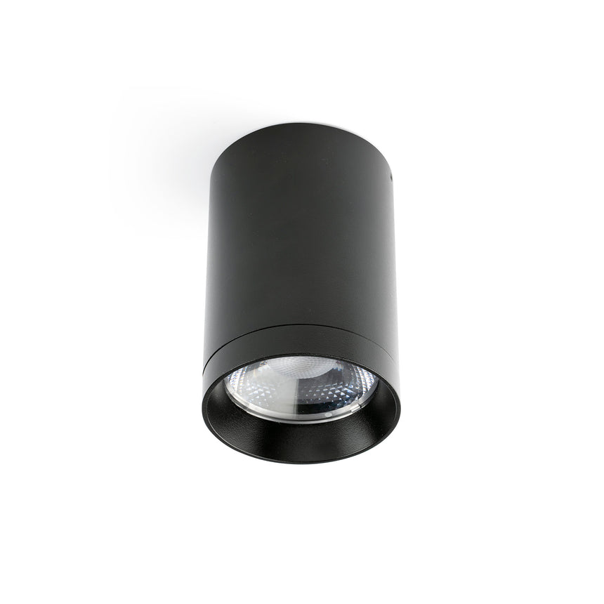 Plafón de exterior Faro Puk LED negro 2700K IP65 15° 76 75305-221