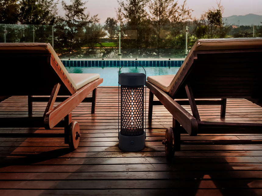 Estufa de terraza eléctrica Schuller Heat Black negro e