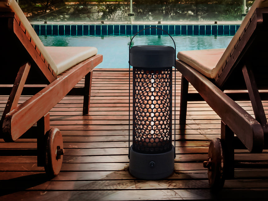Estufa de terraza eléctrica Schuller Heat Black negro e - vista 4