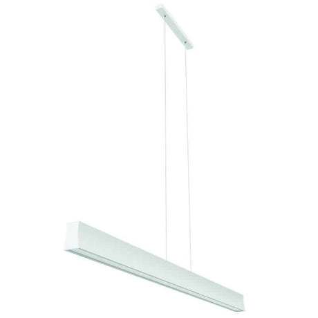 Mantra Hanok Lámpara de techo colgante lineal LED 38W 4000K 120cm 110º blanco — ref. 7543 (2)