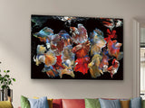 Cuadro fotografía impresa Schuller Peces Siam 150x100cm 755016