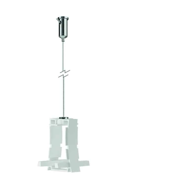 Mantra Hanok CONEXIÓN INTERMEDIA BLANCA CON  CABLE FIJACION blanco 7552