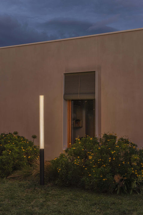 Baliza de exterior Faro Tura 205cm LED gris oscuro 3000K IP65 280° translúcido 75547 - vista alternativa