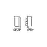Faro TOTEM 285 Lámpara baliza gris 75550