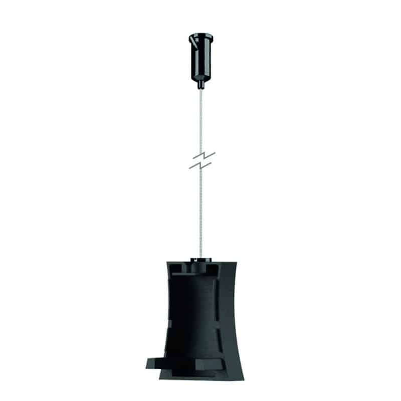 Tapa lateral Mantra Hanok con cable de fijación negra — ref. 7556 (2)