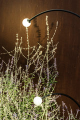 Estaca/Pincho de exterior Faro Cuca 146cm LED negro 2700K IP65 opal 119cm 75566