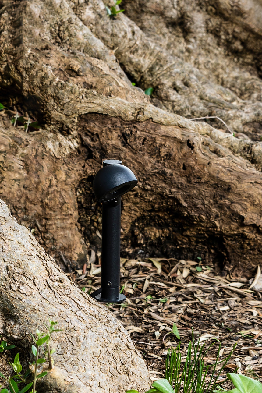 Baliza de exterior Faro Brot 20cm LED negro 2700K IP65 80° opal 75572