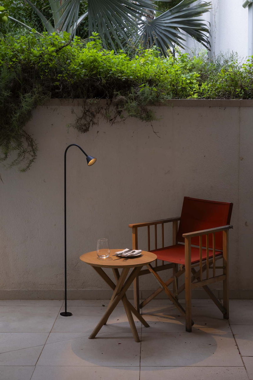 Baliza de exterior Faro Lily 119cm LED negro 2700K IP65 24V 75622