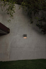 Aplique de exterior Faro Grot 16cm LED gris 3000K IP55 75633