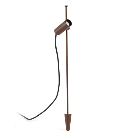 Estaca/Pincho de exterior Faro Clap 63cm LED marrón oxido 3000K IP65 38° 24V 6W 75708-433DR
