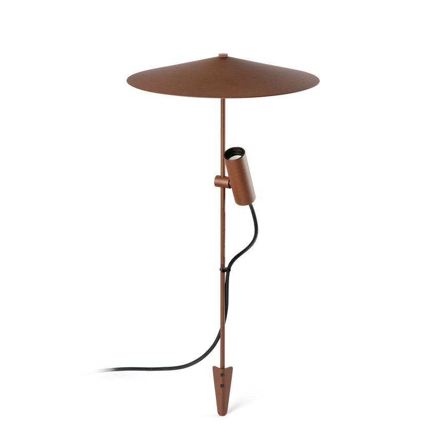 Estaca/Pincho de exterior Faro Clap 63cm LED marrón oxido 3000K IP65 38° 24V 6W 75708-433PDR