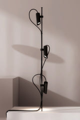 Estaca/Pincho de exterior Faro Clap LED negro 3000K IP65 38° 24V 6W con pantalla 75709-233DR