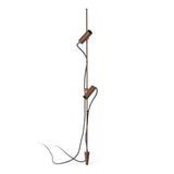 Estaca/Pincho de exterior Faro Clap 63cm LED marrón oxido 3000K IP65 38° 24V 6W 75709-433DR