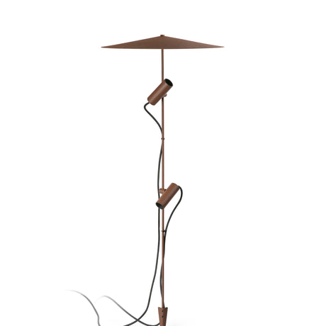 Estaca/Pincho de exterior Faro Clap 103cm LED marrón oxido 3000K IP65 15° 38° 24V 6W 75709-433P