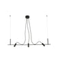 Lámpara colgante de exterior Faro Clap LED negro 3000K IP65 38° 24V 6W 75711-233