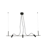 Lámpara colgante de exterior Faro Clap LED negro 3000K IP65 38° 24V 6W 75711-233