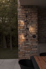 Aplique de exterior Faro Clap LED negro 3000K IP65 38° 24V 6W 75712-233