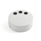 Lámpara de exterior Faro Clap blanco IP65 24V con florón 75713-1