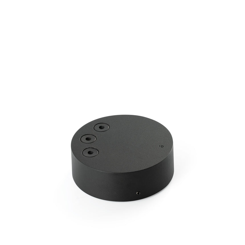 Lámpara de exterior Faro Clap negro IP65 24V con florón 75713-2