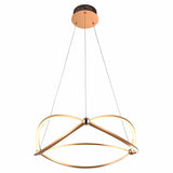 Schuller Ocellis Lámpara de techo colgante LED 60ř oro rosa 757232