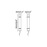 Faro 75750 - Dibujo técnico